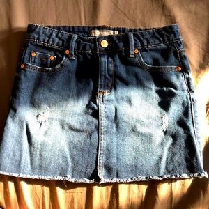 Jean skirt